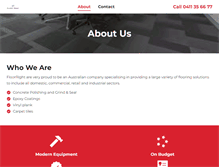 Tablet Screenshot of floorright.com.au